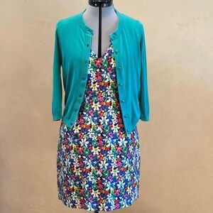 Kate Spade, size 8, Floral Dress with Sweater